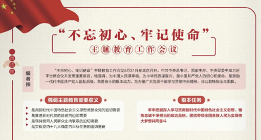 “不忘初心，牢記使命”主題教育活動